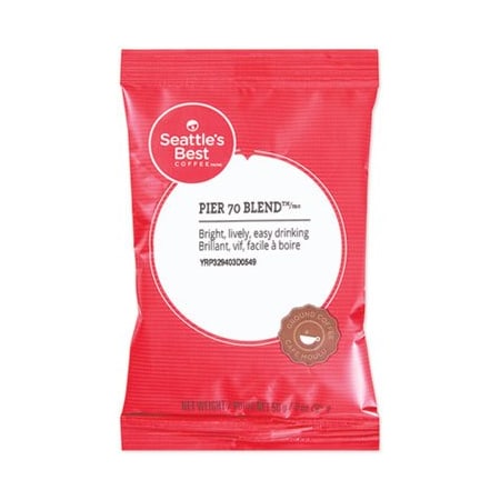 Five Star Distributors SeattlesBe, PREMEASURED COFFEE PACKS, PIER 70 BLEND, 2 OZ PACKET, 18PK 11008556